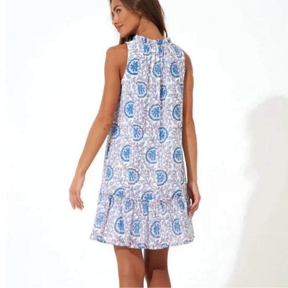 Oliphant Malta Ruffle Hem Sleeveless Dress - Picture 12 of 13